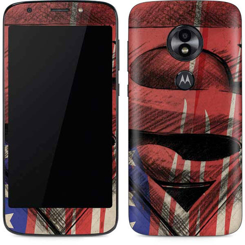 DC Comics Superman Crest Moto E5 Play Skin